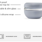 Porter Seal-Tight Glass Bowl 16oz - Slate